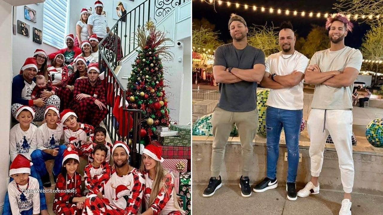 Yuli Gurriel y familia